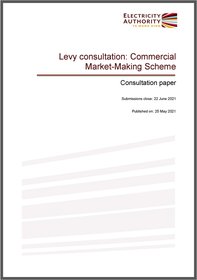Levy consultation - Commercial market-making scheme consultation paper
