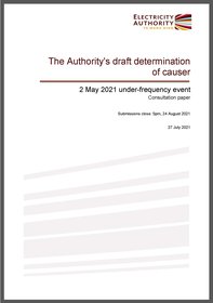 Draft determination of causer - 2 May 2021 UFE - consultation paper