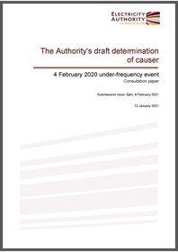 Draft determination of causer - 4 February 2020 UFE - consultation paper