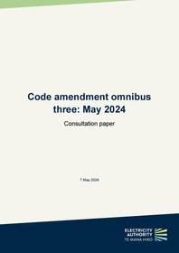 Consultation paper - Code amendment omnibus #3