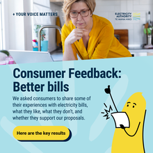 Consumer feedback on proposed changes