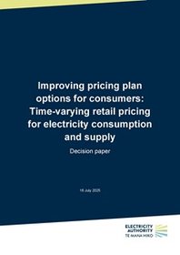 Improving pricing plan options for consumers - Decision paper