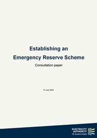 Establishing an Emergency Reserve Scheme - Consultation paper
