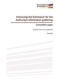 Improving the Authority's information gathering - consultation paper