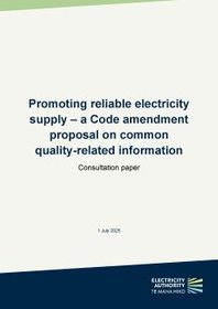 Code amendment proposal on common quality-related information