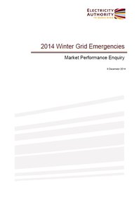 2014 Winter grid emergencies