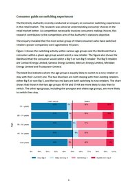 Consumer guide on switching experiences