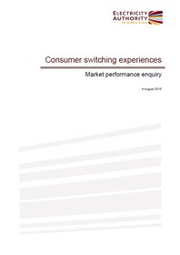 Consumer switching experiences: market performance enquiry