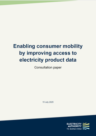 Enabling consumer mobility through improving access to electricity product data