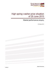 High spring washer price situation of 20 June 2013