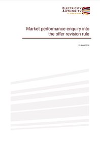 Market performance enquiry into the offer revision rule