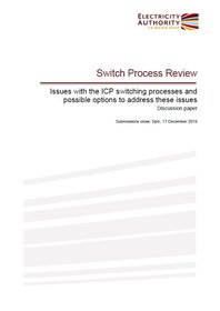 Switch process review - Issues with the ICP switching processes and possible options