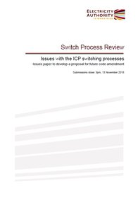 Switch process review - issues with the ICP switching processes
