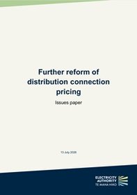 Further reform of distribution connection pricing - Issues paper