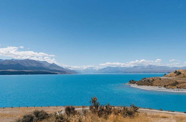 Photo of the beautiful Lake Takapo