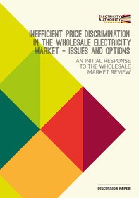Inefficient price discrimination in the wholesale electricity market - discussion paper
