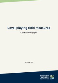Level Playing Field proposed Code amendments- consultation paper