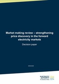 Market making review - Decision paper