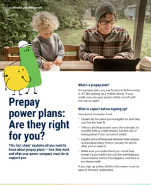 Prepay plan fact sheet