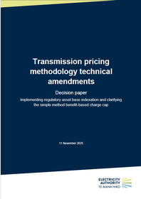 TPM technical amendments - Decision paper