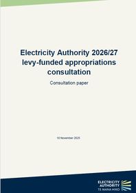 Levy-funded appropriations 2026/27 - Consultation paper