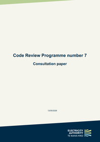 Code Review Programme #7 - consultation paper