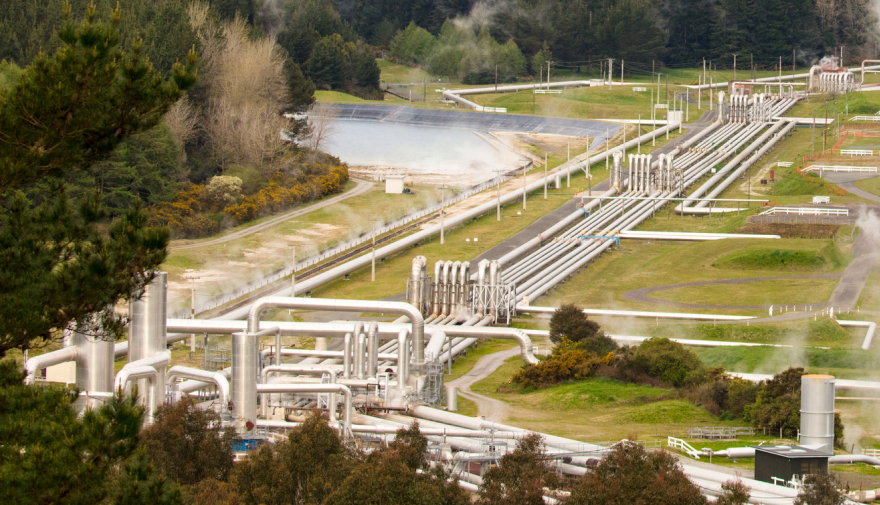 Wairakei geothermal station