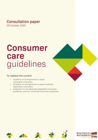 Consumer care guidelines - Consultation paper
