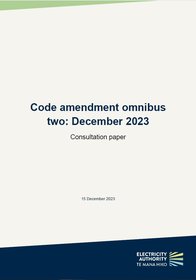 Code amendment omnibus #2 - Consultation paper