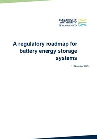 A regulatory roadmap for battery energy storage systems