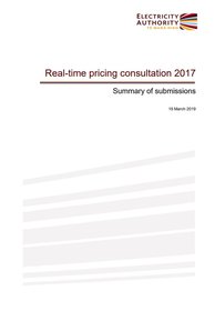 Real-time pricing proposal consultation paper